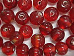 glass - round - 04mm - 1692-312 trans cherry red x 1 KG