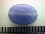 glass - 1805-294 - 18 x 12mm flat oval - denim blue x 1 KG