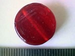 glass - 1822-312 - 20mm coin - trans cherry red x 1 KG