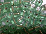 glass - 1901-013 - 10mm cube - light green x 1 KG