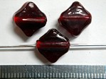 glass - 1818-002 - 10mm X cube - trans red x 1 KG