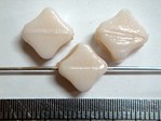 glass - 1818-036 - 10mm X cube - opaque peach x 1 KG