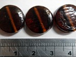 glass - 1870-008 - 15mm coin - brown x 1 KG