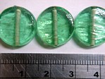 glass - 1870-013 - 15mm coin - pale green x 1 KG