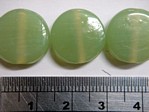 glass - 1870-288 - 15mm coin - translucent grass green x 1 KG