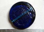 glass - 1822-006 - 20mm coin - dark blue x 1 KG