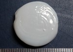 glass - 1822-040 - 20mm coin - white x 1 KG