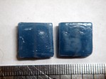 glass - 1825-294 - 15mm flat square - denim blue x 1 KG