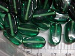 glass - 1808-004 - 15 x 8mm lozenge - trans green x 1 KG