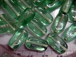 glass - 1808-013 - 15 x 8mm lozenge - light green x 1 KG