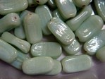 glass - 1808-286 - 15 x 8mm lozenge - light jade x 1 KG