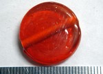 glass - 1822-011 - 20mm coin - trans orange x 1 KG