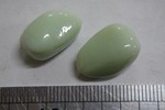 glass - 1914-286 - 17 x 10mm drop - light jade x 1 KG