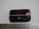 glass - 1923-320 - 25 x 15mm rectangle - purple x 1 KG