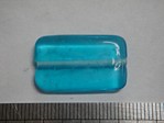 glass - 1923-027 - 25 x 15mm rectangle - pale blue x 1 KG