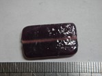 glass - 1923-283 - 25 x 15mm rectangle - plum x 1 KG