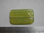 glass - 1923-288 - 25 x 15mm rectangle - grass green x 1 KG