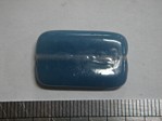 glass - 1923-294 - 25 x 15mm rectangle - denim blue x 1 KG