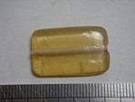 glass - 1923-317 - 25 x 15mm rectangle - amber x 1 KG