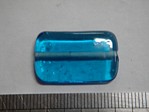 glass - 1923-017 - 25 x 15mm rectangle - light blue x 1 KG