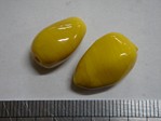 glass - 1914-034 - 17 x 10mm drop - yellow x 1 KG