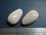 glass - 1914-036 - 17 x 10mm drop - peach x 1 KG