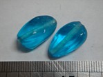 glass - 1914-318 - 17 x 10mm drop - sky blue x 1 KG