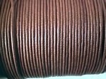 stringing - waxed cotton - 2.0mm x 100m - brown x 5 spools