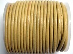 stringing - leather - 100 metre roll of 1.5mm leather - cream