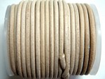 stringing - leather - 100 metre roll of 1.5mm leather - natural