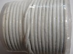 stringing - leather - 100 metre roll of 1.5mm leather - white