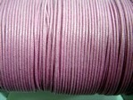 stringing - waxed cotton - 1.0mm x 500m - pink