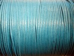 stringing - waxed cotton - 1.0mm x 500m - aqua