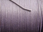 stringing - waxed cotton - 1.0mm x 500m - purple